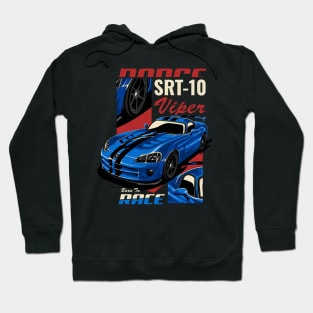 Dodge SRT-10 Viper Born To Race Hoodie